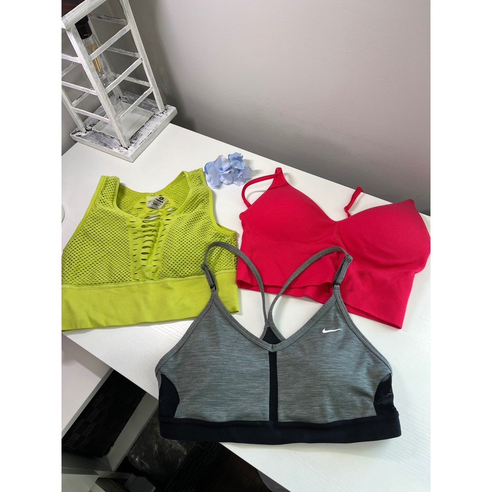 Nike Mono B Sports Bra Bundle Women Medium Activewear Lot of 3